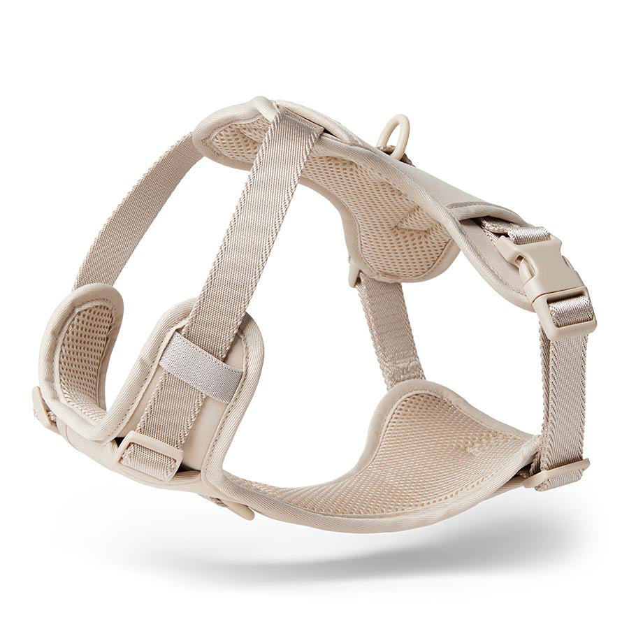 Soft Comfort Dog Harness – Beige